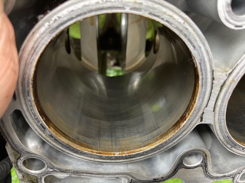 Блок цилиндров Legacy B4 2005 #46 (ПРОБЕГ 82 360km) BL5 EJ20X