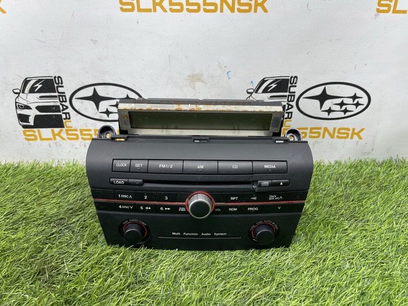 Магнитола Mazda Axela 2007г #63 (ПРОБЕГ 69 263km) BKEP LF-VE B33A-66-AH0 контрактная