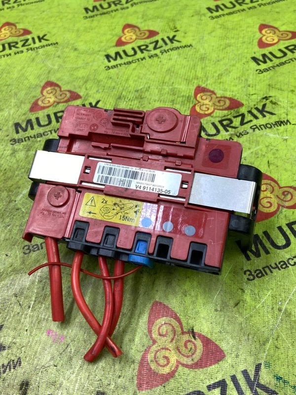 Клемма аккумулятора BMW X5 2007 E70 M57D30T2 306D3 61149114135 контрактная