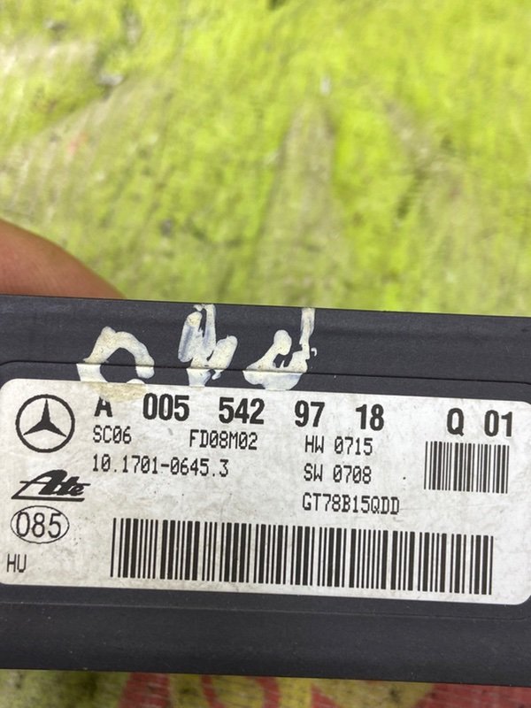 Датчик ускорения MERCEDES CLK W209 om 642.910 3.0L