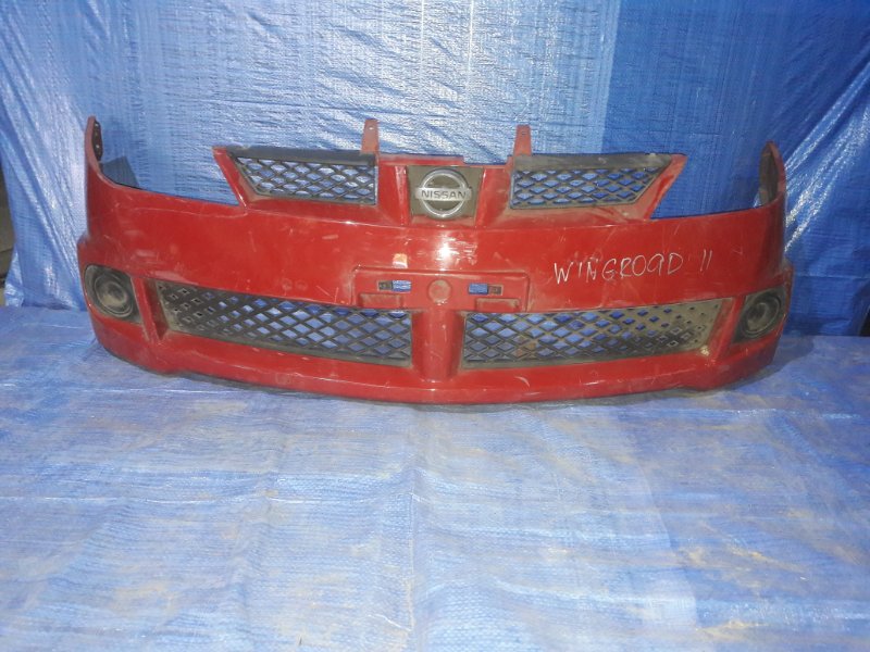 Бампер Nissan Wingroad VFY11 2003 передний (б/у)