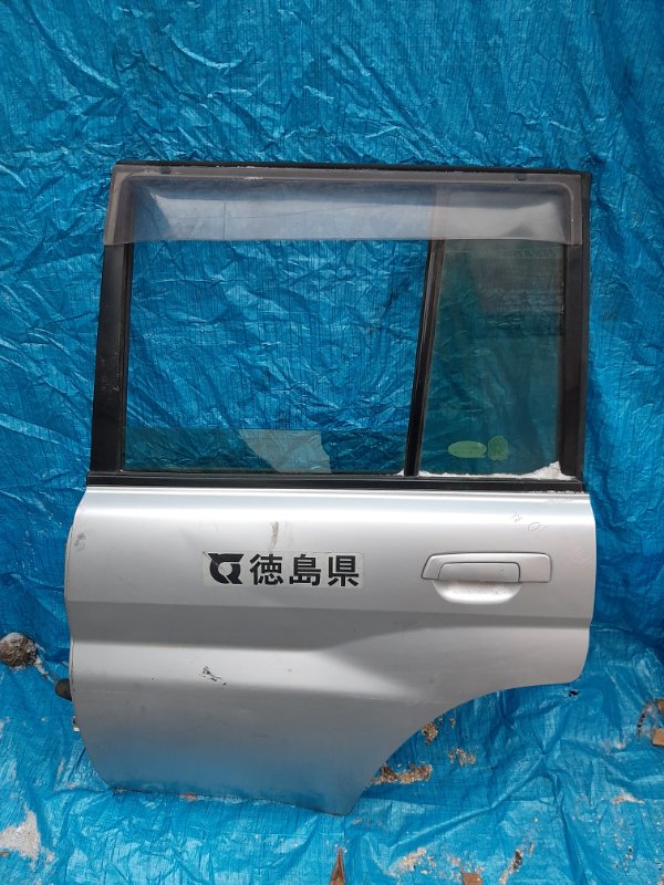 Дверь Mitsubishi Pajero Io H76W задняя левая (б/у)