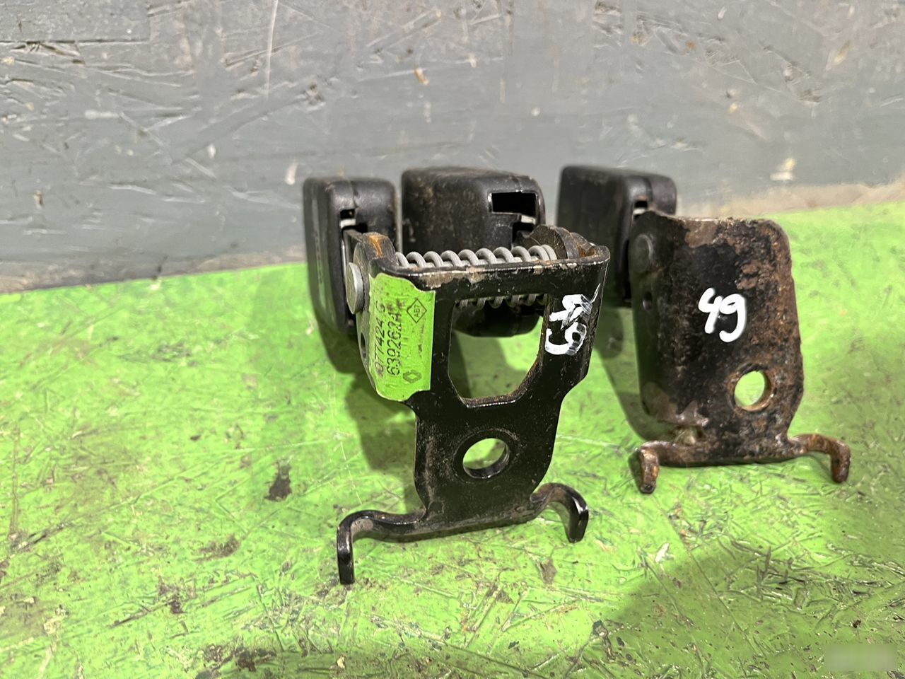 Защелки ремней безопасности задние Megane 2006 Седан 2.0 бензин F4R1771