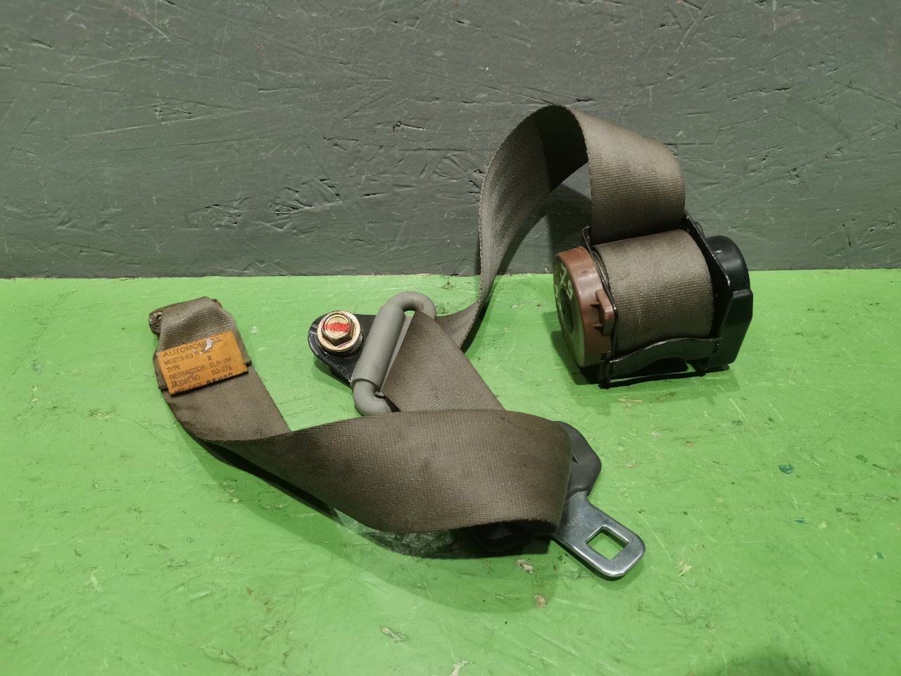 Ремень безопасности задний правый Kia Spectra 2006 1.6 S6D Б/У