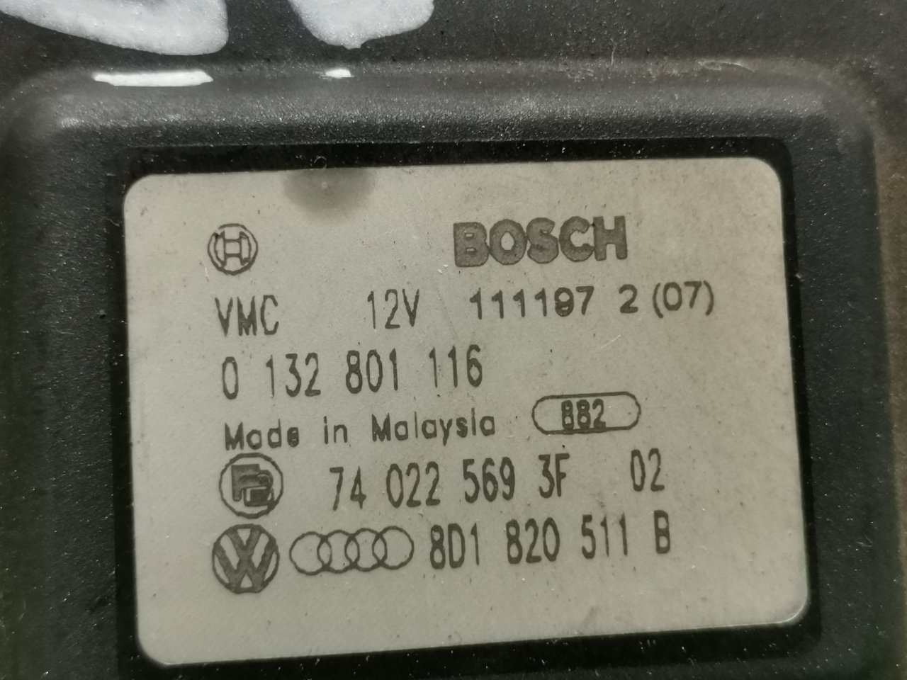 Сервопривод заслонок печки Passat 1998 B5 1.8 ADR