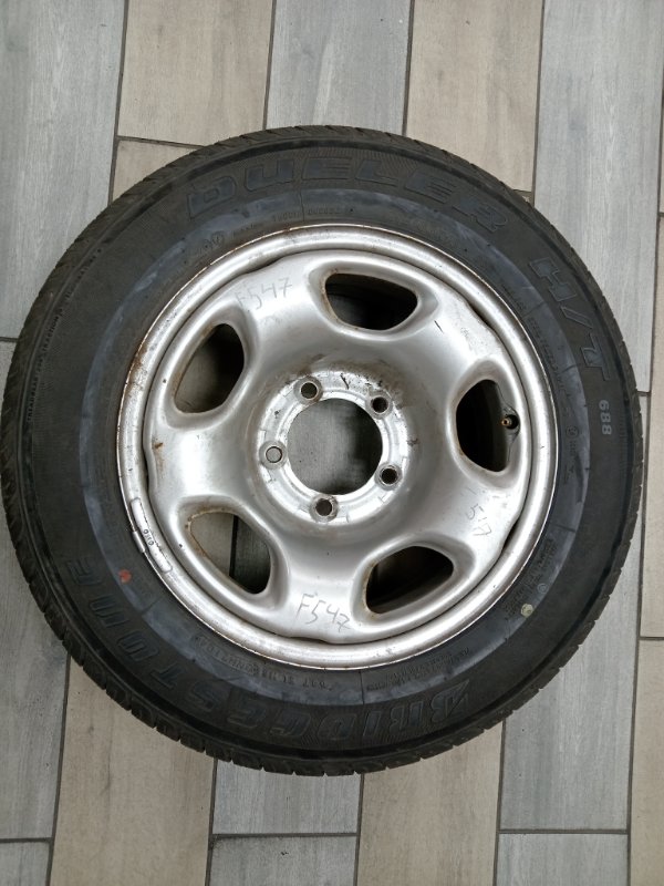Запасное колесо SUZUKI Grand Vitara 2005 TB03 G16B контрактная