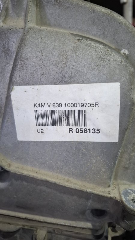 Двигатель Fluence 2012 L30R K4M838