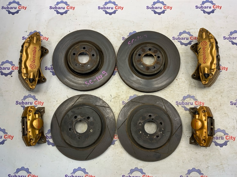 Комплект тормозов Subaru Legacy BP5 EJ20X 2006 (б/у)