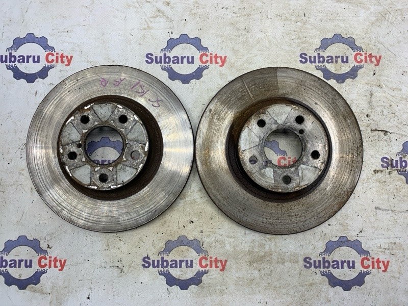 Диск тормозной Subaru Forester SF5 EJ201 2001 передний (б/у)