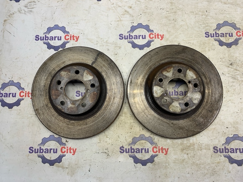 Диск тормозной Subaru Forester SF9 EJ254 2000 передний (б/у)