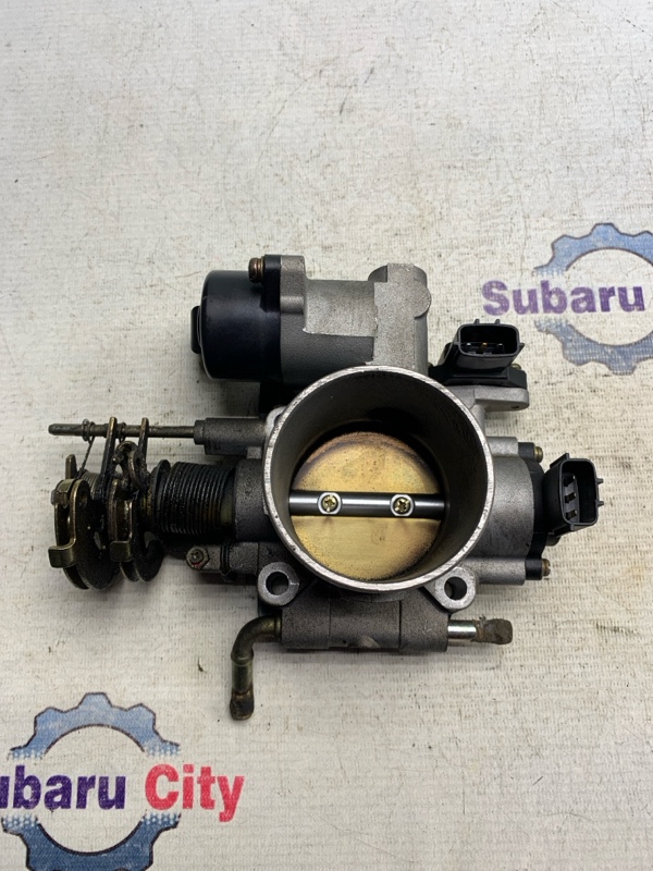 Дроссельная заслонка Subaru Forester SF5 EJ201 2001 (б/у)