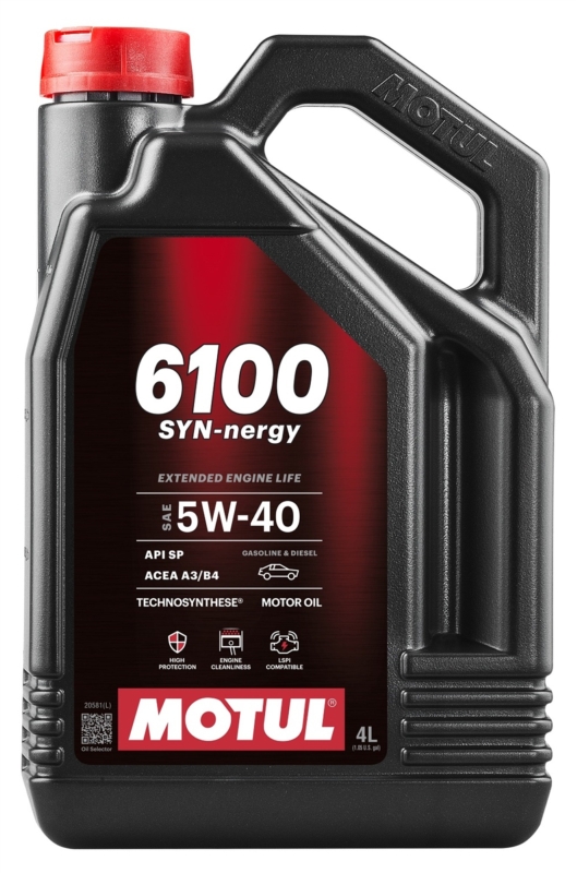 Моторное масло Motul 6100 SYN-NERGY 5W-40 4л.