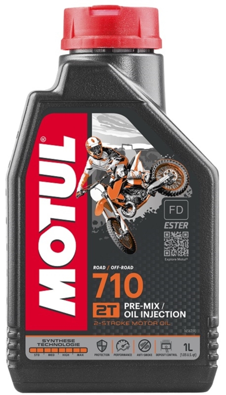 Моторное масло 710 2T 100% Synt Ester AS 1л.
