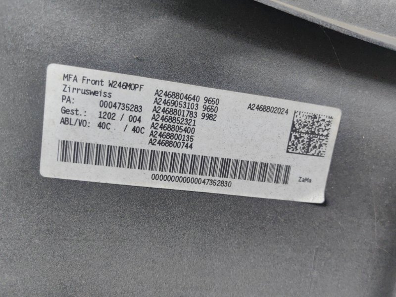 Бампер передний B-CLASS 2014 W246 M 270 DE 16 AL red.