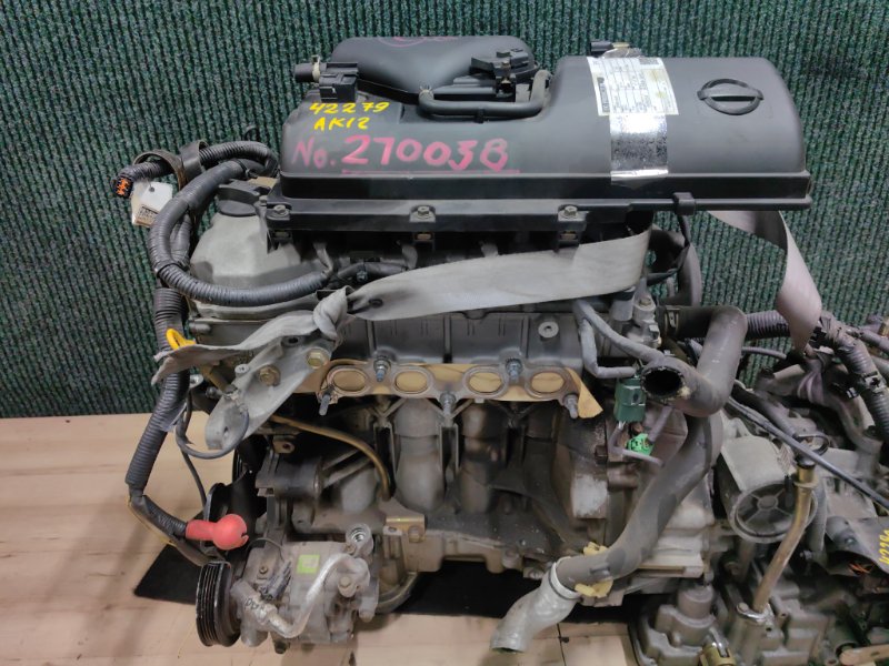 Двигатель Nissan MARCH 2004 AK12 CR12DE 10102AY460 контрактная