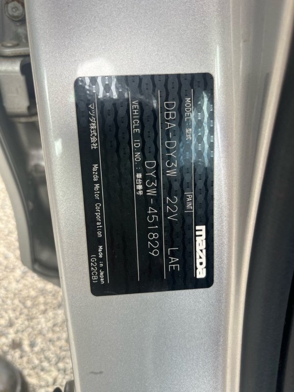 Двигатель DEMIO 2006 DY3W ZJVE