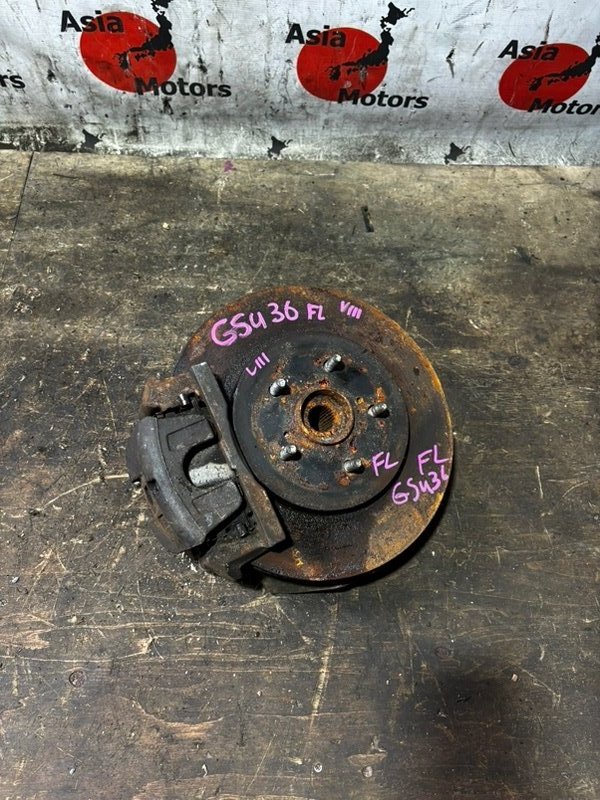 Ступица левая передняя для TOYOTA HARRIER GSU35W, GSU36W, GSU30W, GSU31W, MHU38W 2GR-FE 1 ракурс Ступица левая передняя для TOYOTA HARRIER GSU35W, GSU36W, GSU30W, GSU31W, MHU38W 2GR-FE 1 ракурс