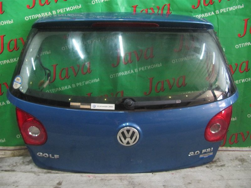 Дверь задняя Volkswagen Golf 1K1 BVY 2004 задняя (б/у) ДВОРНИК, СПОЙЛЕР.,+ПЕТЛИ, WVWZZZ1KZ4U001116