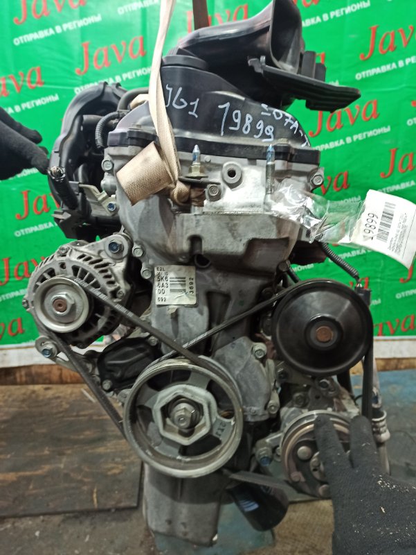 Двигатель Honda N-One JG1 S07A 2013 (б/у) ПРОБЕГ-31000КМ. 2WD. КОСА+КОМП. БЕЗ EGR. ПОД А/Т. СТАРТЕР В КОМПЛЕКТЕ.