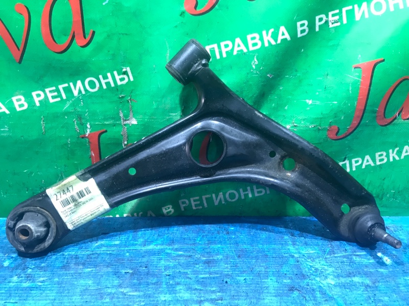 Рычаг нижний Toyota Raum NCZ20 1NZ-FE 2005 передний правый (б/у) 2WD. 19 БОЛТ.  ДЕФЕКТ САЙЛЕНТБЛОКА