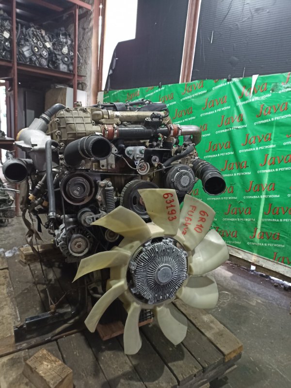 Двигатель Mitsubishi Fuso FU64VZ 6R10 2016 (б/у) ПРОБЕГ-98000КМ. 2WD. 279 kW. ПОД М/Т. OM471.929. ПРОДАЖА БЕЗ МАХОВИКА.