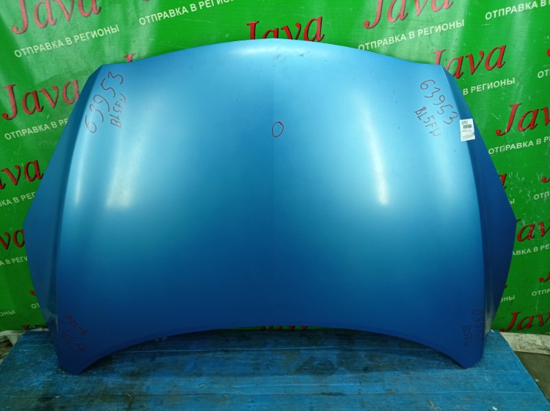 Капот Mazda Axela BL5FW ZY-VE 2010 передний (б/у) ПОТЕРТОСТИ. ТЫЧКА