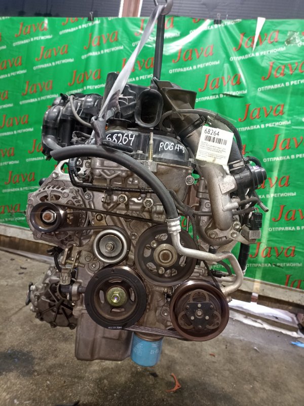 Двигатель Suzuki Hustler MR31S R06A-T 2015 (б/у) ПРОБЕГ-57000КМ. 4WD. ЭЛ. ЗАСЛОНКА. +КОМП. ПОД А/Т. СТАРТЕР В КОМПЛЕКТЕ.