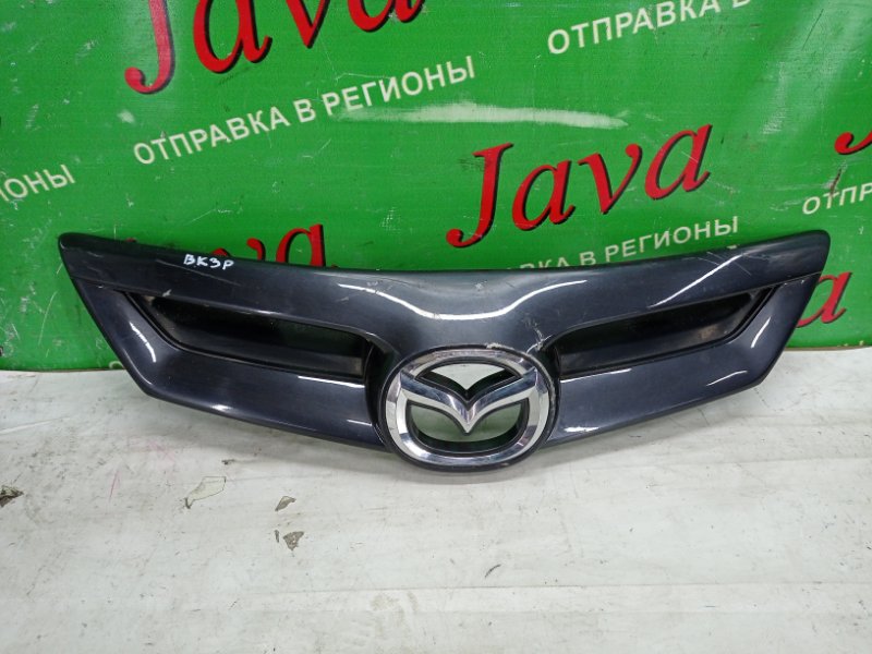 Решетка радиатора Mazda Axela BK3P L3-VE 2005 передняя (б/у) ПОТЕРТОСТИ.