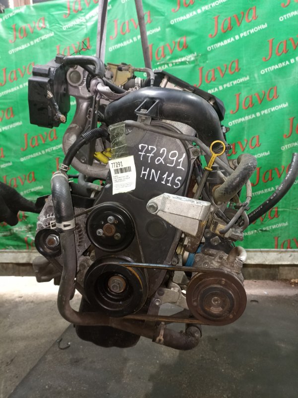 Двигатель Suzuki Kei HN11S F6A-T 2000 (б/у) ПРОБЕГ-54000КМ. 2WD. +КОМП. ТРАМБЛЕР. ПОД А/Т. СТАРТЕР В КОМПЛЕКТЕ.