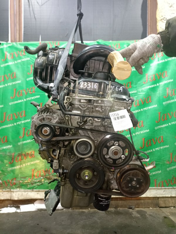 Двигатель Suzuki Spacia MK32S R06A 2013 (б/у) ПРОБЕГ-39000КМ. 2WD. +КОМП. ЭЛЕКТРО ЗАСЛОНКА. ПОД А/Т. СТАРТЕР В КОМПЛЕКТЕ.