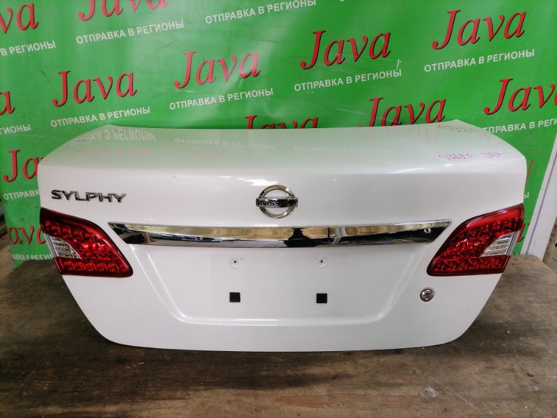 Крышка багажника Nissan Sylphy TB17 MRA8DE 2015 задняя (б/у) ПОТЕРТОСТИ.