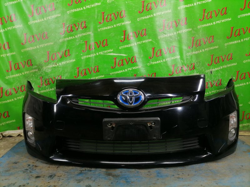 Бампер Toyota Prius ZVW30 2ZR-FXE 2011 передний (б/у) 1-я МОДЕЛЬ. ПОТЕРТОСТИ. ТУМАНКИ