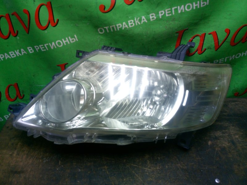 Фара Nissan Serena C25 MR20DE 2009 передняя левая (б/у) ГАЛОГЕН.  100-24920 МИКРОТРЕЩИНЫ.