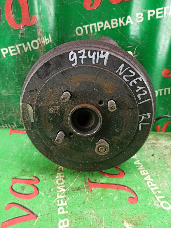 Ступица Toyota Corolla Runx NZE121 1NZ-FE 2004 задняя левая (б/у) 2WD. ABS