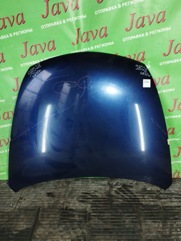 Капот Mazda Atenza GH5FW L5-VE 2008 передний (б/у) ПОТЕРТОСТИ. СЛЕДЫ КРАСКИ. ТЫЧКИ.