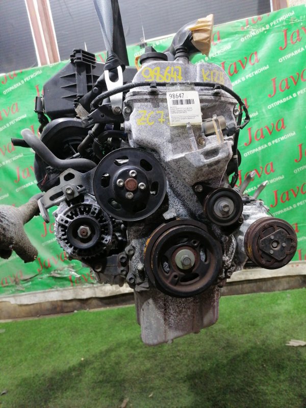 Двигатель Suzuki Swift ZC71S K12B 2008 (б/у) ПРОБЕГ-53000КМ. 2WD. +КОМП. ЭЛЕКТРО ЗАСЛОНКА. ПОД А/Т. СТАРТЕР В КОМПЛЕКТЕ.