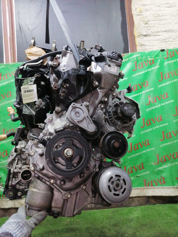 Двигатель Toyota Spade NSP140 1NR-FE 2014 (б/у) ПРОБЕГ-43000КМ. 2WD. +КОМП. ЭЛЕКТРО ЗАСЛОНКА. ПОД А/Т. СТАРТЕР В КОМПЛЕКТЕ. ДЕФЕКТЫ.