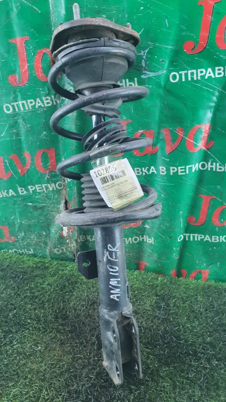 Стойка Toyota Isis ANM10 1AZ-FSE 2008 передняя правая (б/у) 2WD. ДЕФЕКТ ПЫЛЬНИКА.