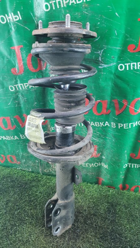 Стойка Toyota Isis ANM10 1AZ-FSE 2008 передняя левая (б/у) 2WD. ДЕФЕКТ ПЫЛЬНИКА.