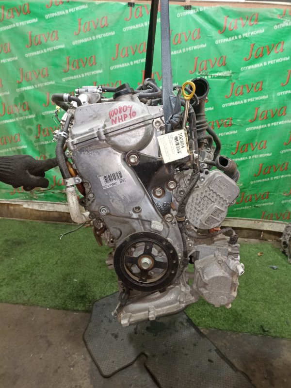 Двигатель Toyota Aqua NHP10 1NZ-FXE 2014 (б/у) ПРОБЕГ-47000КМ. +КОМП +ПОМПА.