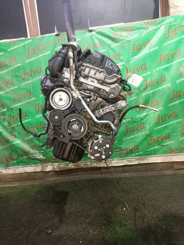 Двигатель Mini Cooper S R56 N16B16A 2012 (б/у) ПРОБЕГ-33000КМ. 2WD. КОСА+КОМП. ПОД А/Т. СТАРТЕР В КОМПЛЕКТЕ. WMWSR32060TY61658