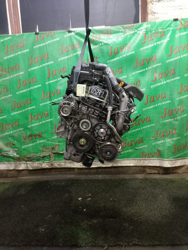 Двигатель Suzuki Alto HA36S R06AT 2016 (б/у) WORKS ПРОБЕГ-42000КМ. 2WD. КОСА+КОМП. ПОД М/Т. СТАРТЕР В КОМПЛЕКТЕ. ПРОДАЖА БЕЗ МАХОВИКА. ДЕФЕКТ  ПАТРУБКА.