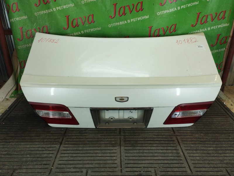 Крышка багажника Nissan Cima FHY33 VQ30DET 1996 задняя (б/у) ПОТЕРТОСТИ. СПОЙЛЕР(ВЗДУЛАСЬ КРАСКА).
