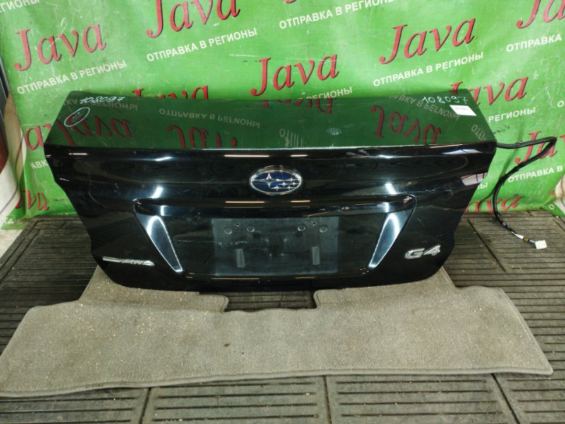 Крышка багажника Subaru Impreza GJ7 FB20A 2012 задняя (б/у) ПОТЕРТОСТИ. ТЫЧКА. КАМЕРА.