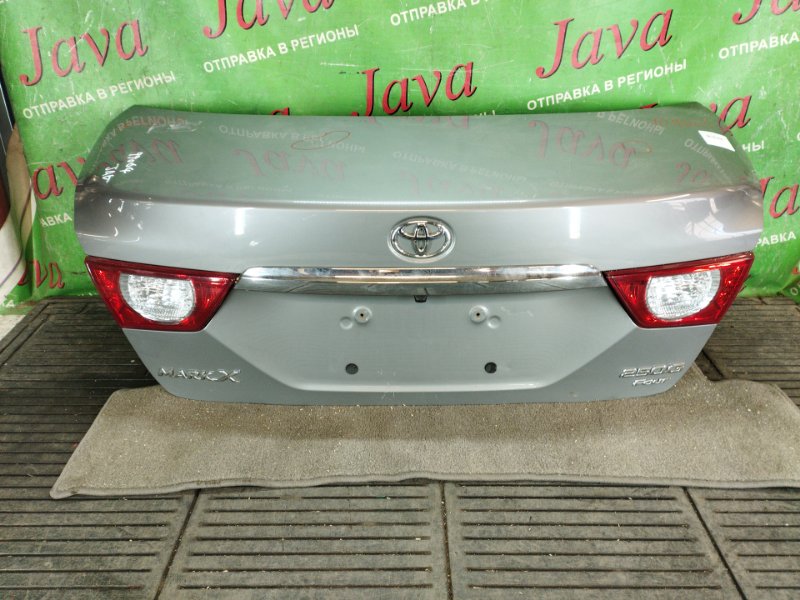 Крышка багажника Toyota Mark X GRX135 4GR-FSE 2010 задняя (б/у) ПОТЕРТОСТИ. ТЫЧКИ. КАМЕРА
