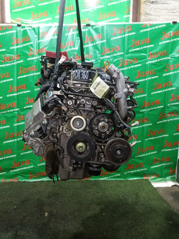 Двигатель Suzuki Alto HA36S R06A-T 2016 (б/у) ПРОБЕГ-29000КМ. 4WD. ПОД М/Т. СТАРТЕР В КОМПЛЕКТЕ. ПРОДАЖА БЕЗ МАХОВИКА.