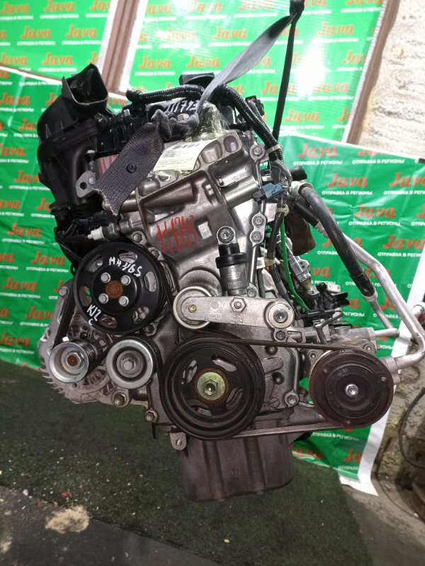 Двигатель Suzuki Solio MA46S K12C 2017 (б/у) ПРОБЕГ-39000КМ. 2WD. +КОМП. ПОД А/Т. СТАРТЕР В КОМПЛЕКТЕ.
