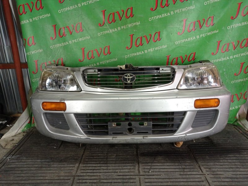 Ноускат Toyota Cami J102E K3-VE 2004 передний (б/у) ГАЛОГЕН. БЕЗ РАДИАТОРА. ТРЕЩИНЫ НА ПОВТОРАХ. ПОДОРВАНО НИЖНЕЕ КРЕЛПЕНИЯ БАМПЕРА.
