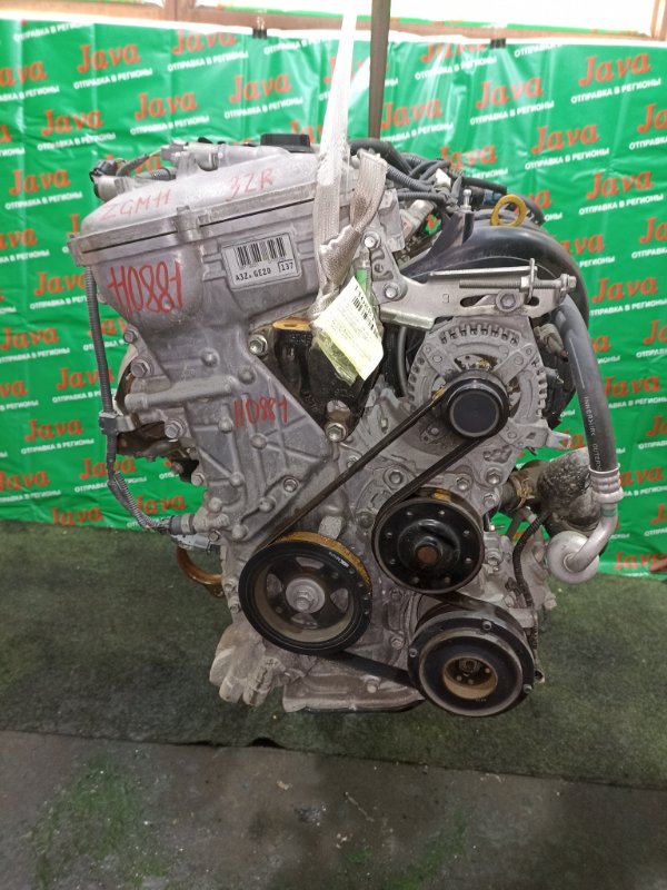 Двигатель Toyota Isis ZGM11 3ZR-FAE 2011 (б/у) ПРОБЕГ-41000КМ. 2WD. +КОМП. ПОД А/Т. СТАРТЕР В КОМПЛЕКТЕ.