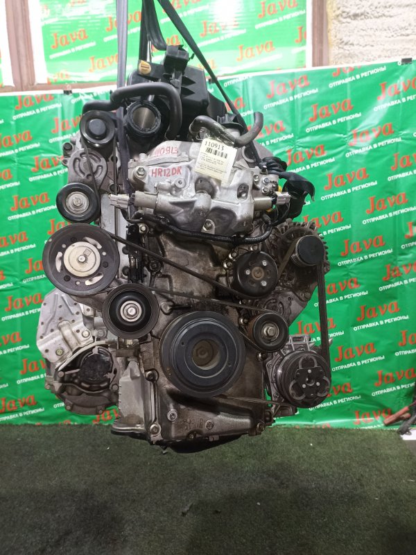 Двигатель Nissan Note E12 HR12DDR 2012 (б/у) ПРОБЕГ-56000КМ. 2WD. +КОМП. ПОД А/Т. СТАРТЕР В КОМПЛЕКТЕ.
